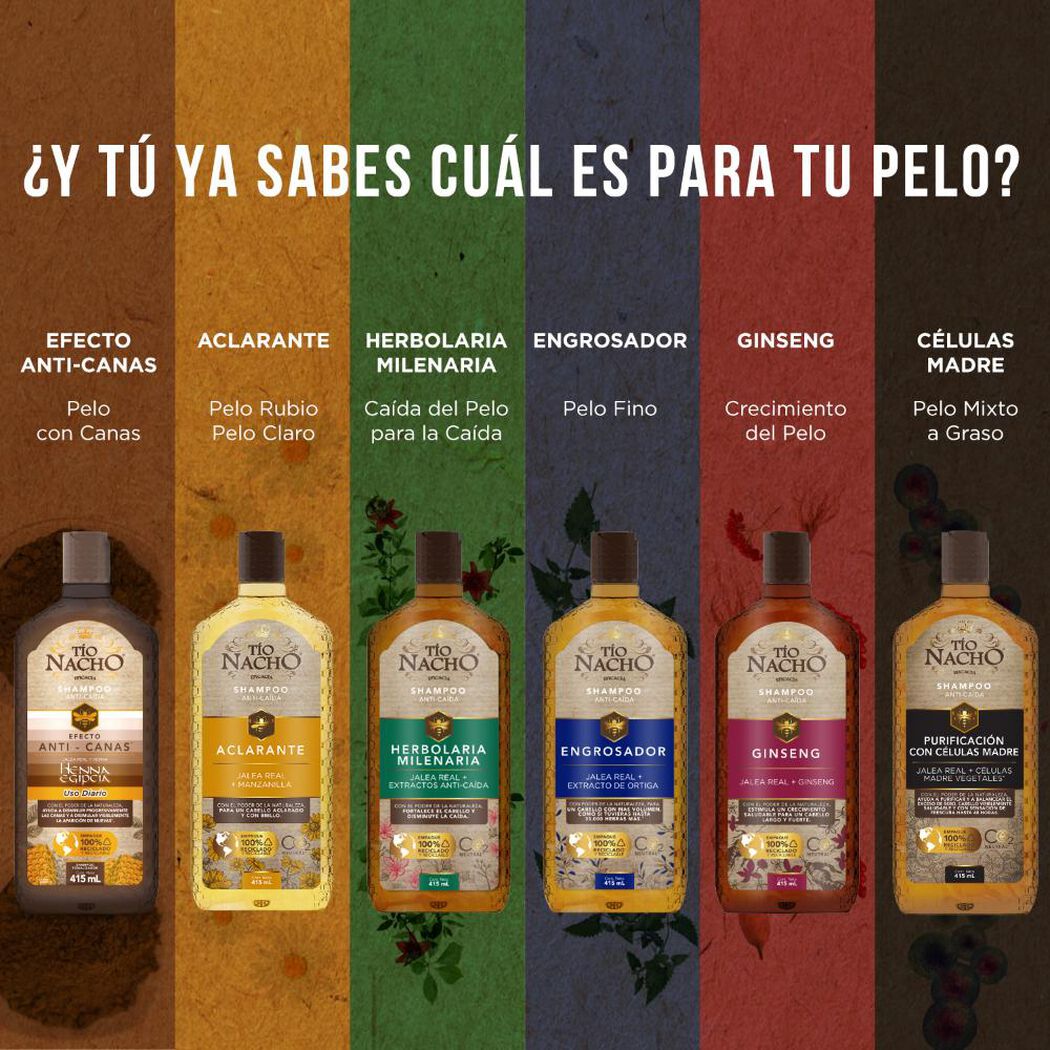 Shampoo Tio Nacho Henna Anticanas 415 mL + Acondicionador 415 mL, , large image number 4