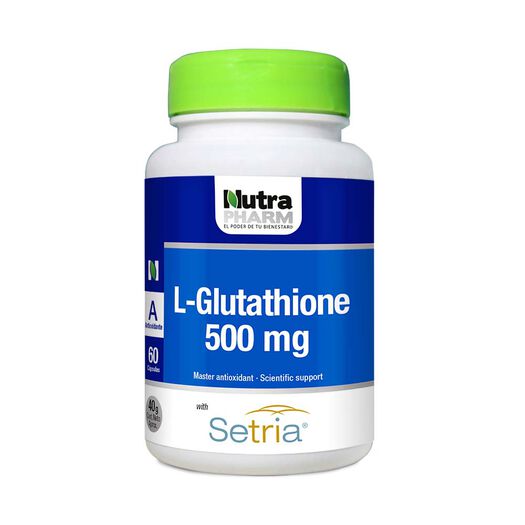 L-GLUTATHIONE 500 MG X 60 CAPSULAS, , large image number 0