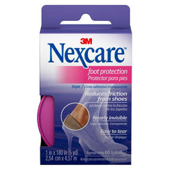 Nexcare¿ Cinta Adhesiva Protectora de Pies 2,54cm x 4,57m