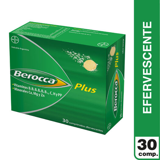 Berocca Plus x 30 Comprimidos Efervescentes, , large image number 0