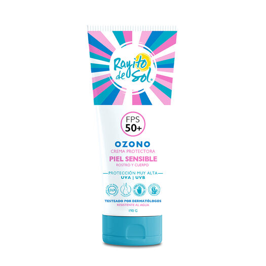 Protector Solar Rayito de Sol Piel Sensible 50+ 190gr, , large image number 0