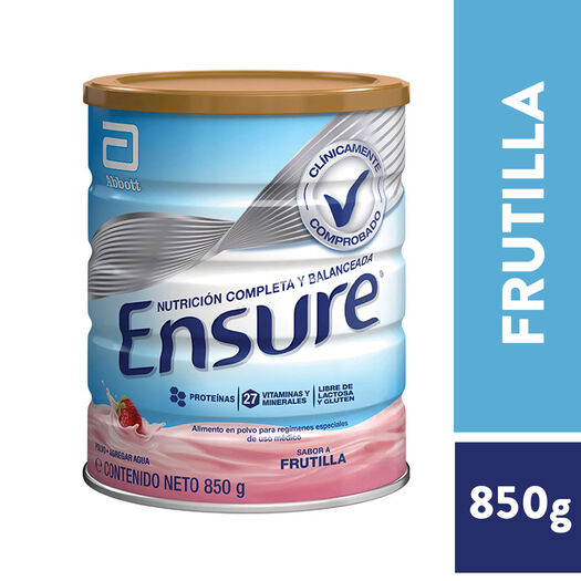 Ensure Frutilla x 850 g Polvo, , large image number 0