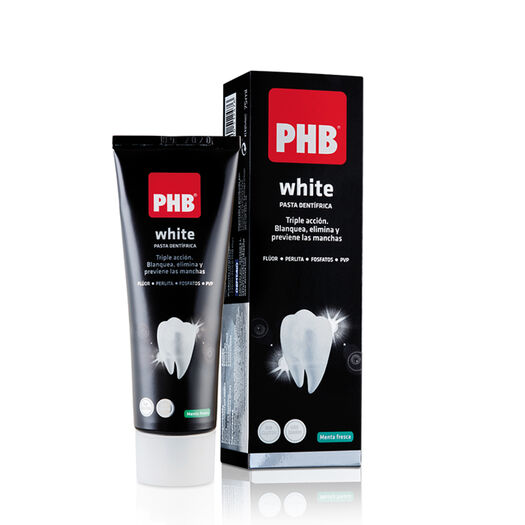 PHB Pasta Dental White x 75 mL, , large image number 0