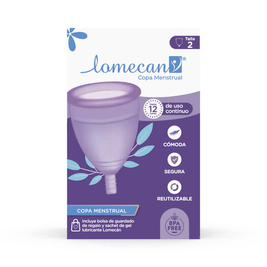 Lomecan Copa Menstrual Talla 2 X1, , large image number 0