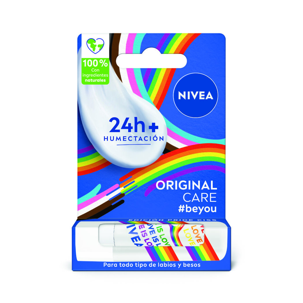 B&aacute;lsamo Labial Nivea Edici&oacute;n Limitada Pride Kiss 4,8 g, , large image number 0