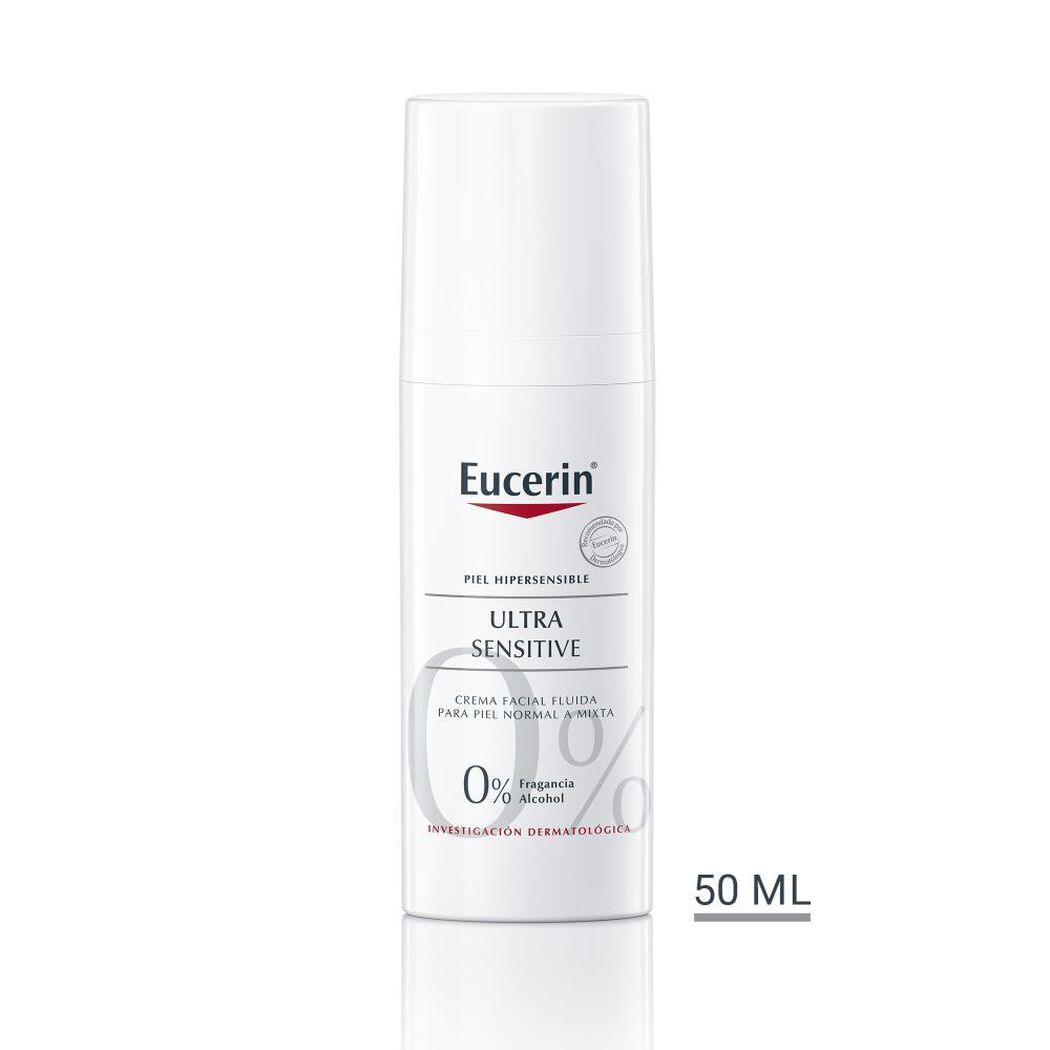 Crema Eucerin Ultra Sensitive Facial 50 mL, , large image number 0