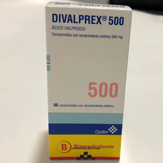 Divalprex 500 mg x 50 Comprimidos Recubiertos, , large image number 0