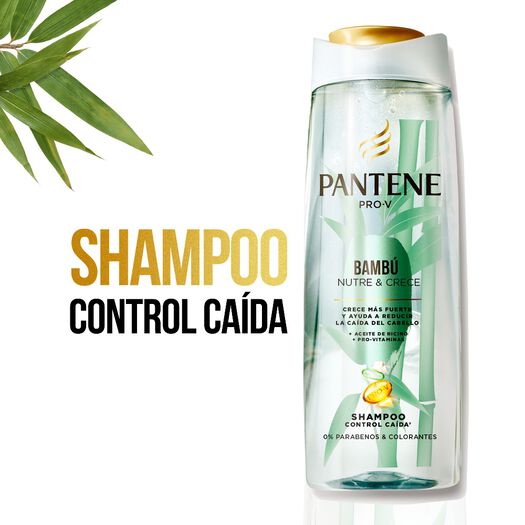 Shampoo Pantene Bambú 400 mL, , large image number 1