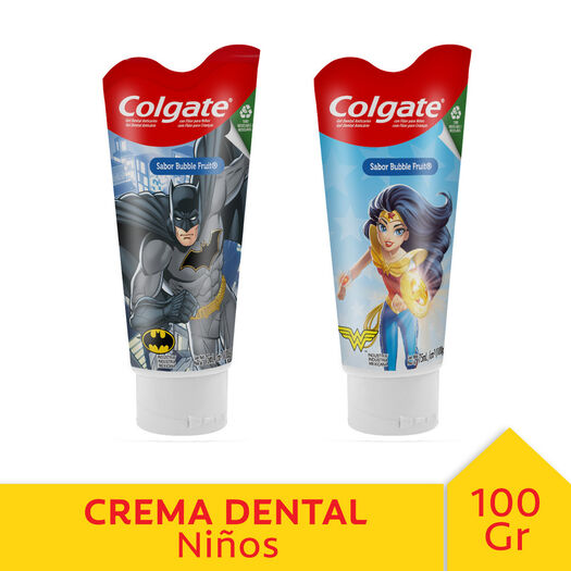 Pasta Dental Colgate Infantil Liga Justicia 100 g, , large image number 0