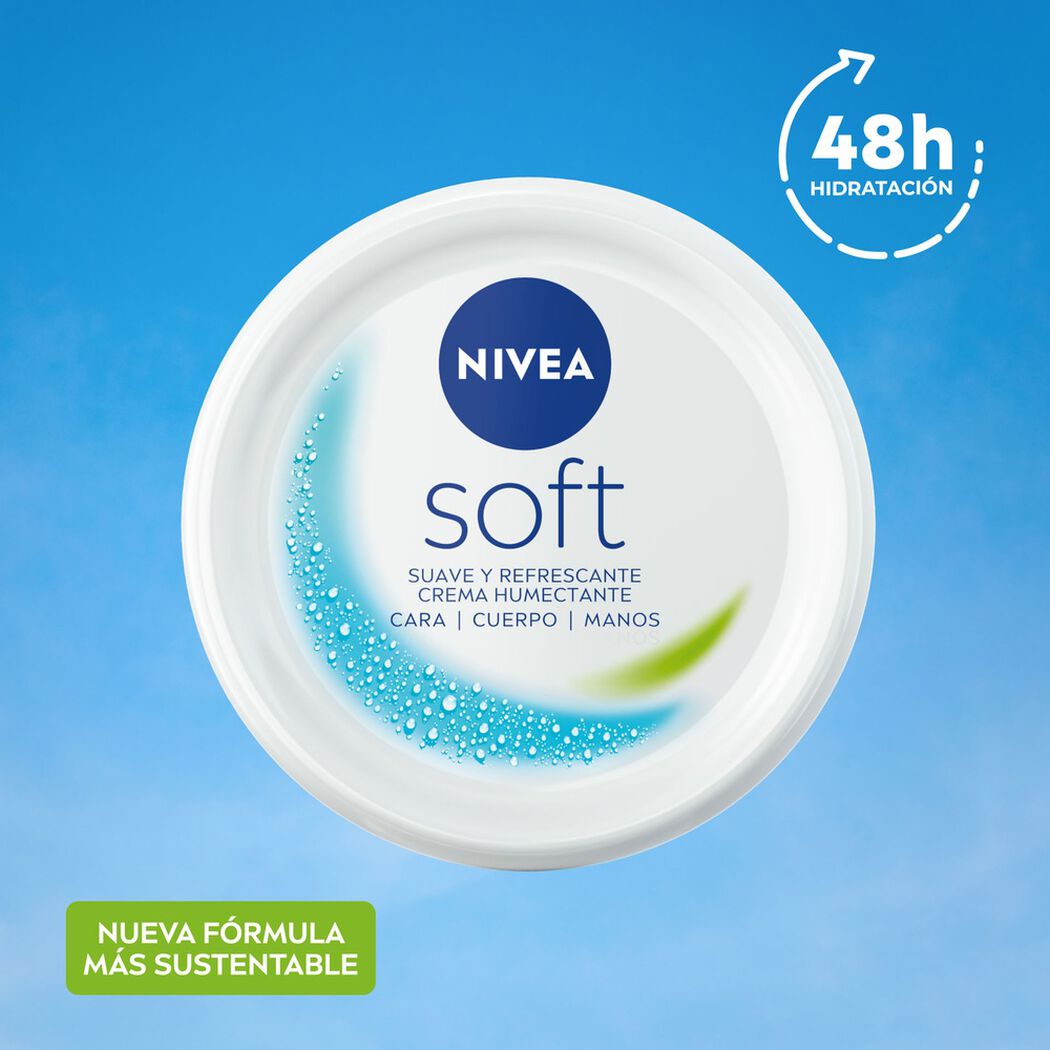 Crema Nivea Soft 375ml, , large image number 1