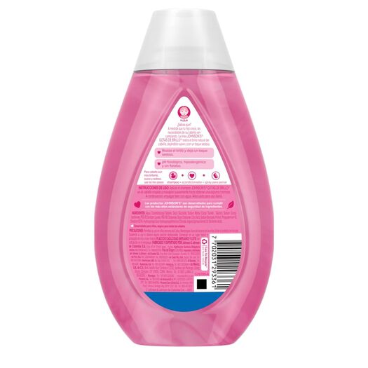 Shampoo Johnsons Gotas de Brillo 400 mL, , large image number 2
