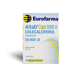 AltaD 50000 UI X 4 Cápsulas Blandas