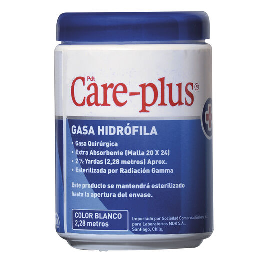 Care-Plus Gasa 2 1/2 Yardas x 1 Tarro, , large image number 0