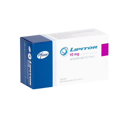 Lipitor 10 mg x 60 Comprimidos Recubiertos, , large image number 0