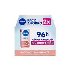Desodorante Nivea Clinical Derma Control Mujer 100 mL 2 un