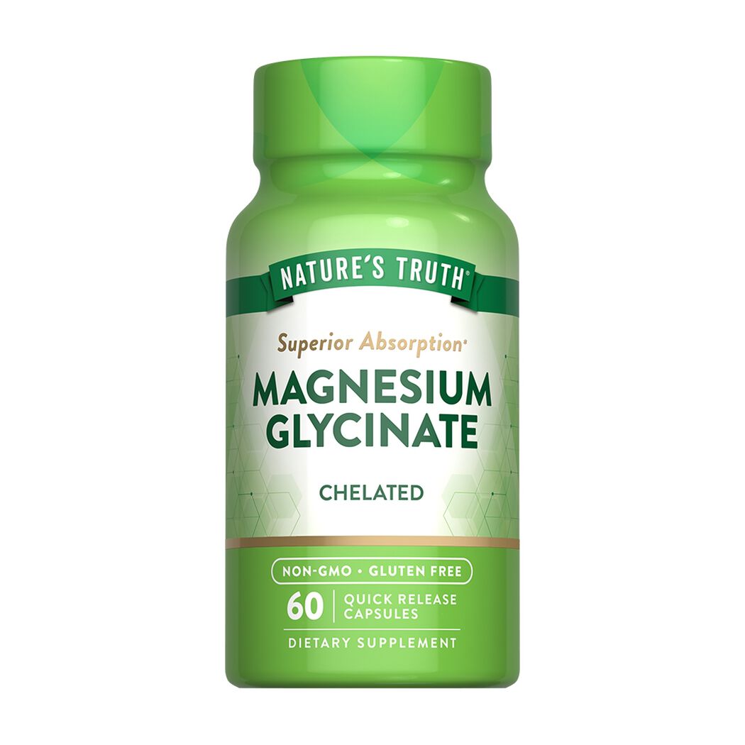 Magnesio Glicinato Nature's Truth 665Mg 60 un, , large image number 0
