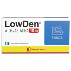 LOWDEN Atorvastatina 40 mg 30 comprimidos