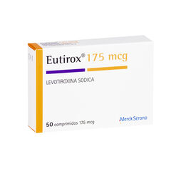 Eutirox 175 mcg x 50 Comprimidos
