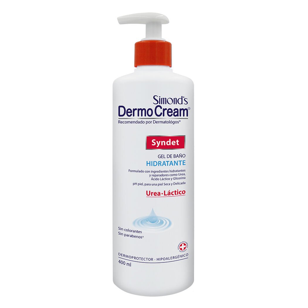 Jabón Dermocream Syndet Urea 400 mL, , large image number 0