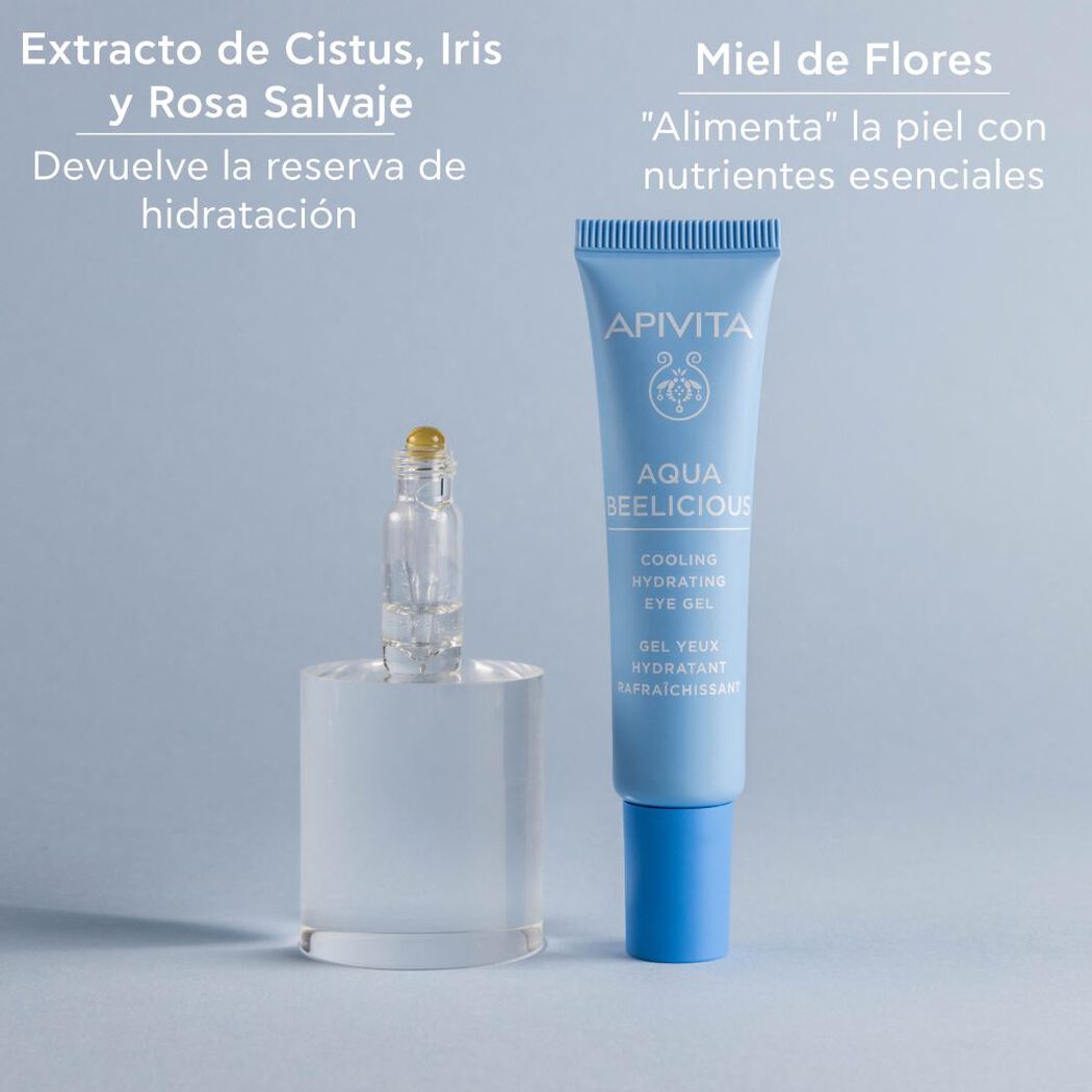 Gel Contorno de Ojos Hidratante & Refrescante Aqua Beelicious 15ml Apivita, , large image number 2