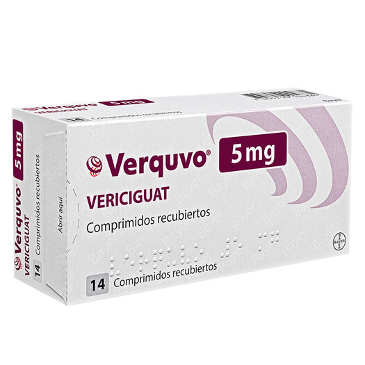 Verquvo 5 mg x 14 Comprimidos Recubiertos, , large image number 0