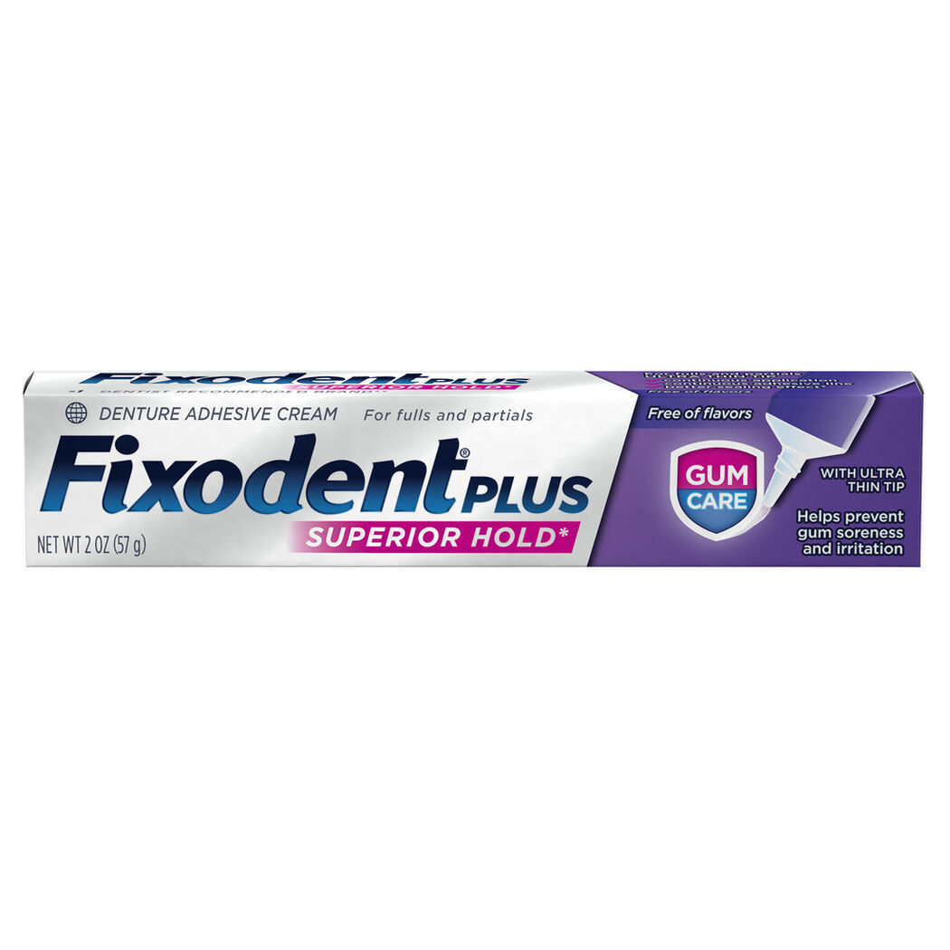 Adhesivo Fixodent Protesis Dentales Gum Care 57 g, , large image number 0