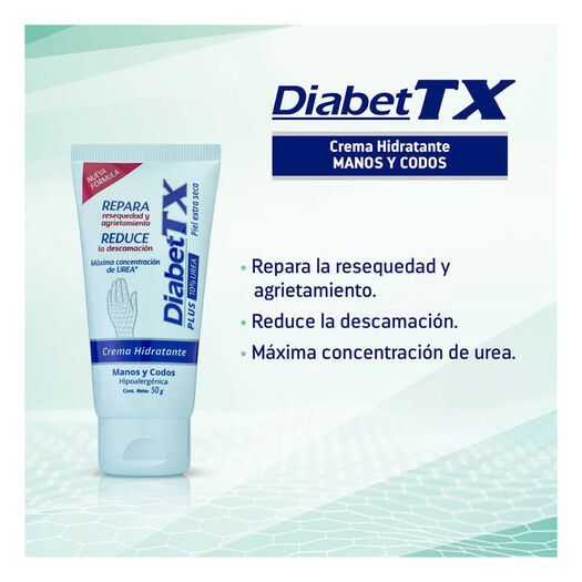 Goicoechea Diabet Tx Crema Plus Urea 10% Manos Y Codos 50 Ml, , large image number 3