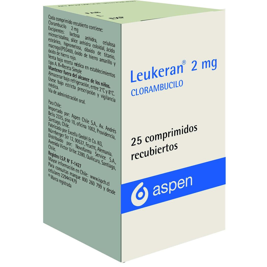 Leukeran 2 mg x 25 comprimidos, , large image number 0