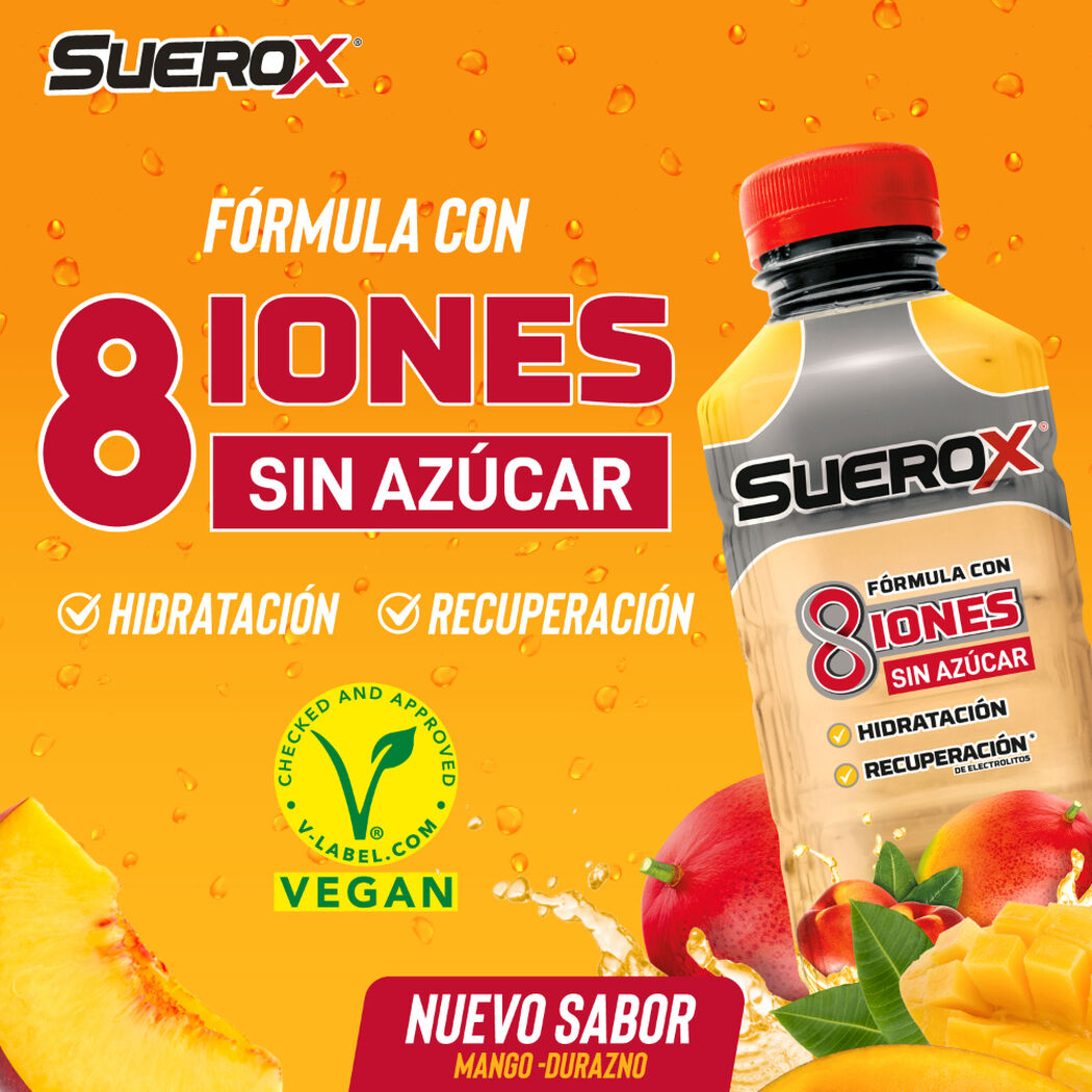 Suerox Mango-Durazno 630 ML, , large image number 1