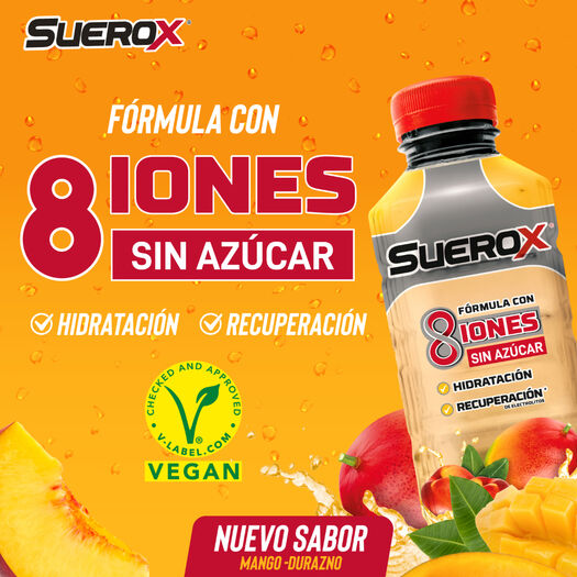 Bebida Suerox Mango Durazno 630Ml, , large image number 1
