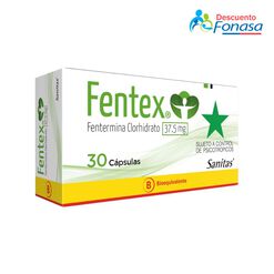 Fentex 37,5 mg x 30 Capsulas