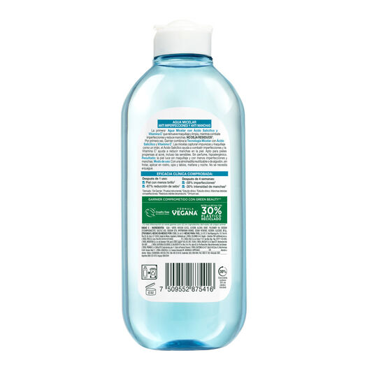 Agua Micelar Expres Aclara Antiacne 400Ml, , large image number 2