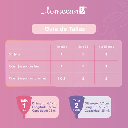 Lomecan Copa Menstrual Talla 2 X1, , large image number 2