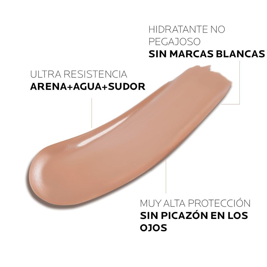 Protector Solar La Roche Posay Anthelios Toque Seco con Color Rostro FPS50+ 50 mL, , large image number 3