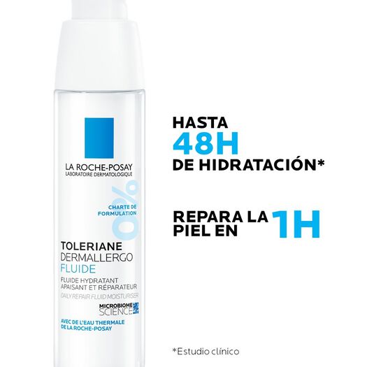 Crema Hidratante Toleriane Dermallergo Fluido 40 ml, , large image number 1