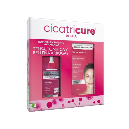 CICATRICURE PACK SERUM ANTIARRUGAS + CREMA VERTICAL QCETYL, , large image number 1