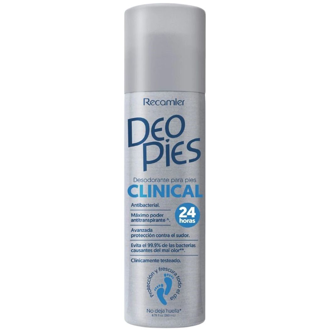 Desodorante Deo Pies Spray Clinical 260 mL, , large image number 0