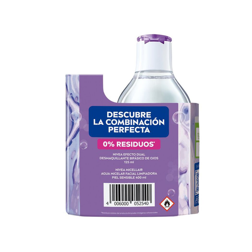 Agua Micelar Piel Sensible 400Ml + Bif&aacute;sico125Ml, , large image number 3