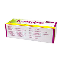 Trombolade 25 mg 28 Comprimidos Recubiertos
