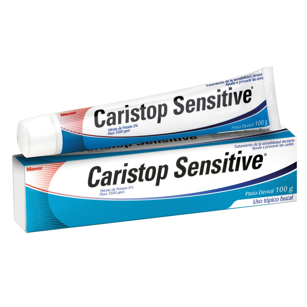 Pasta Dental Caristop Sensitive Pomo 100 g, , large image number 0