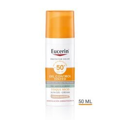 EUCERIN Protector Solar Facial Oil Control Tint FPS50+ 50 mL