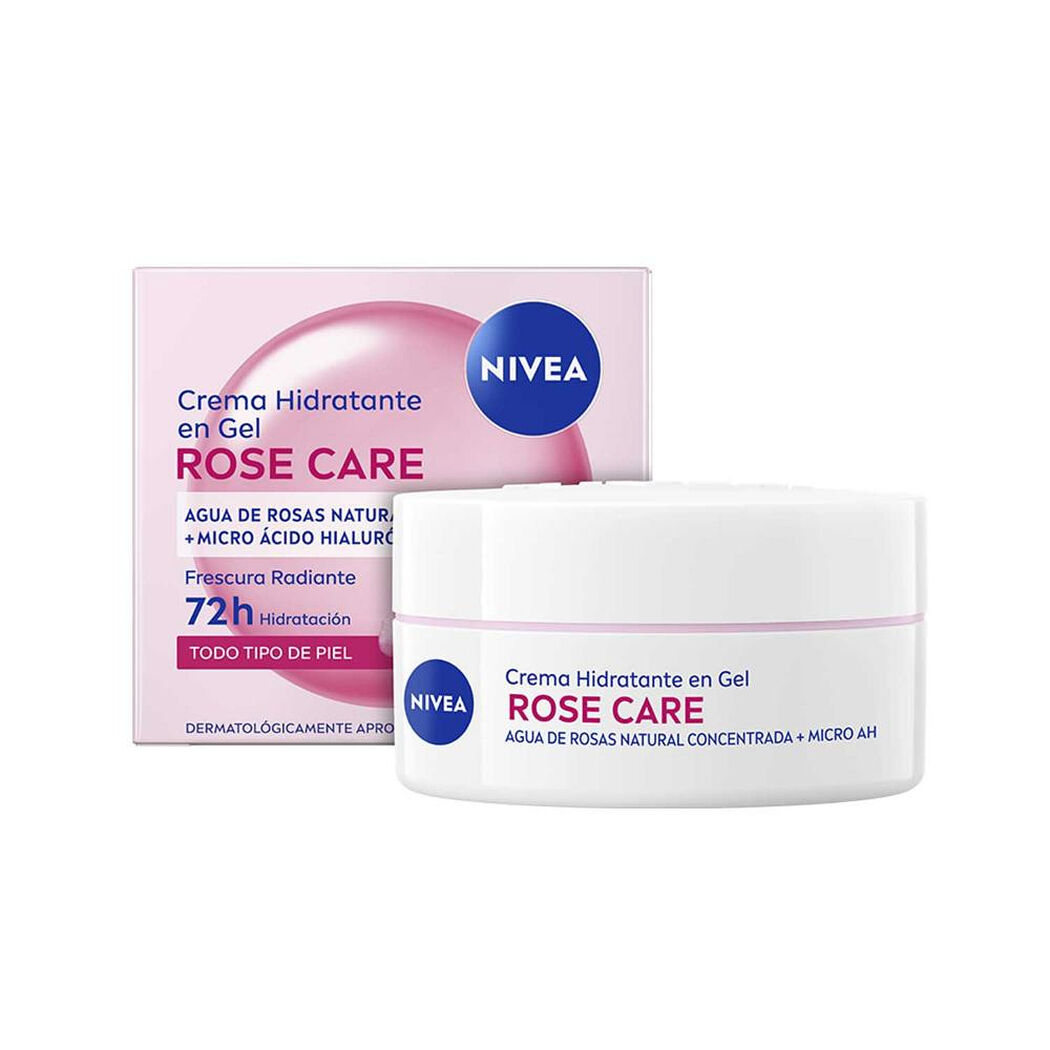 Crema Facial Nivea Rose Care 50 ml, , large image number 1