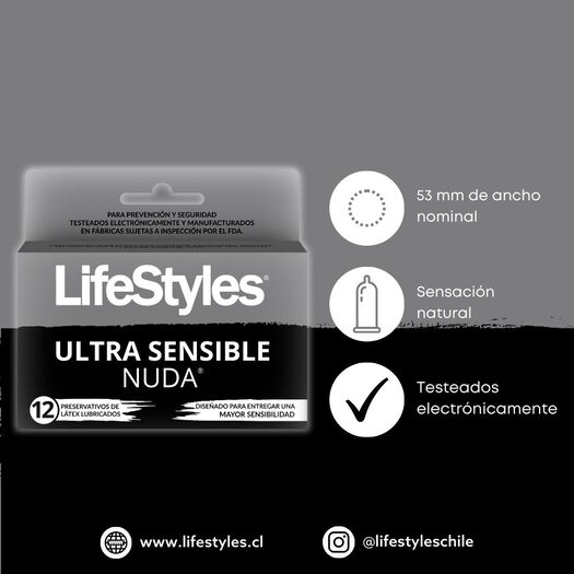 Lifestyles Nuda x 12 Unidades, , large image number 1