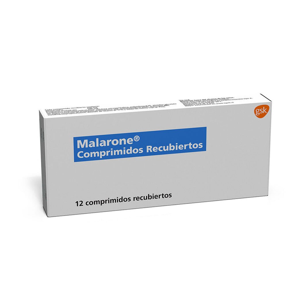 Malarone 250/100 mg Caja 12 Tabletas, , large image number 0