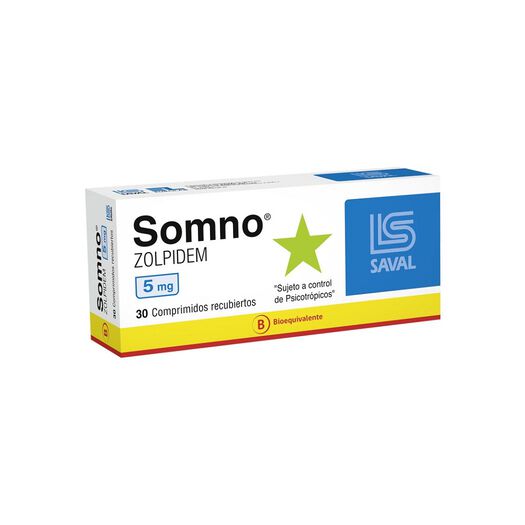 Somno 5 mg x 30 Comprimidos Recubiertos, , large image number 0