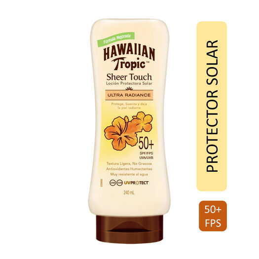 Hawaiian Tropic Protector Solar Sheer Touch Ultra Radiance FPS 50+ x 240 mL, , large image number 0