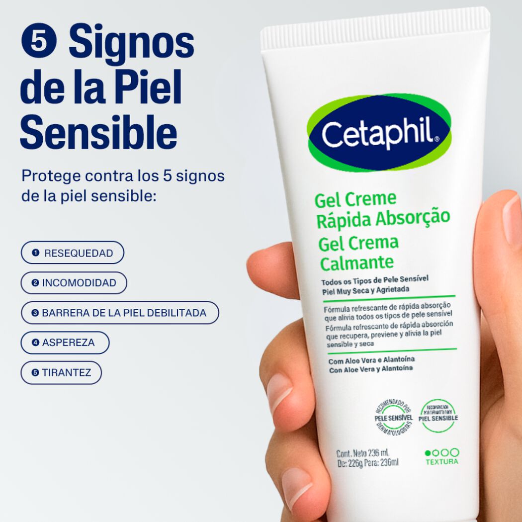 Cetaphil gel crema calmante 226gr, , large image number 3