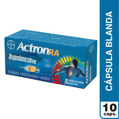 Actron RA 200 mg x 10 Cápsulas Blandas