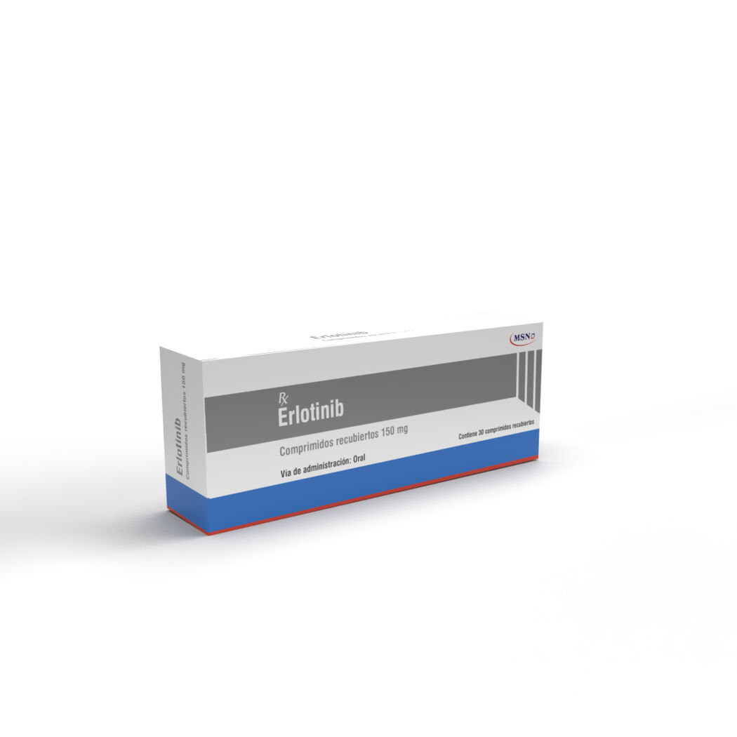 Erlotinib 150 mg x 30 comprimidos recubiertos, , large image number 0