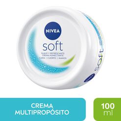 Crema Nivea Soft Multiprop&oacute;sito 100 mL